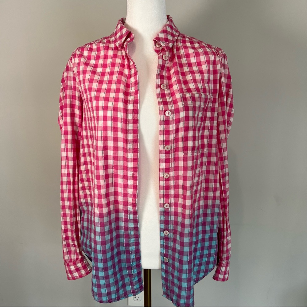 Anthropologie Pilcro Women’s Deb Relaxed Button Down Shirt. - Picture 4 of 12